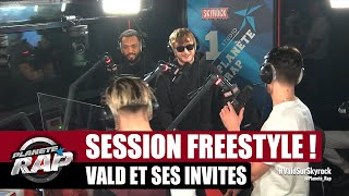 Vald - 2ème SESSION FREESTYLE ! avec Charles BDL, Rafal & Yonidas #PlanèteRap