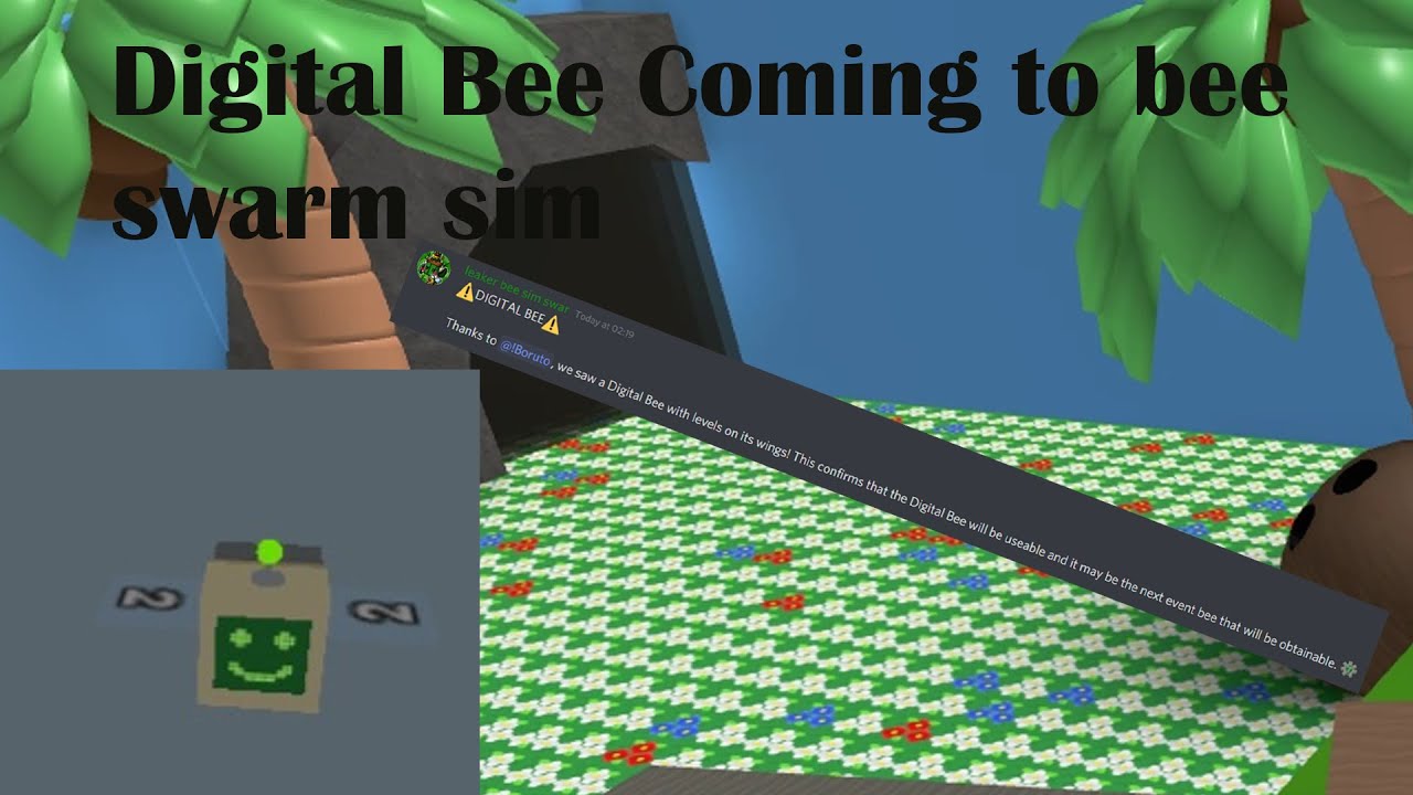 DIGITAL BEE COMING TO BEE SWARM SIMULATOR YouTube