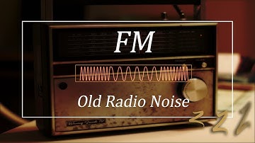 Fast Sleep White Noise Old Radio Static Effect Sound FM 📻 Interferences