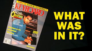 Keyboard Mag Sept. 87 | What Was In It?