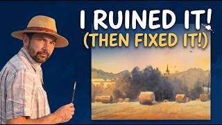How to Rescue a Ruined Watercolour Sky