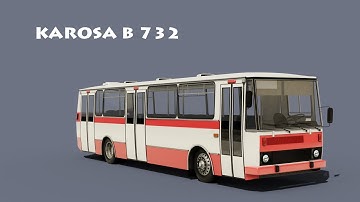 3D MODEL FROM A PHOTO | KAROSA B 732 |  Blender |  1️⃣