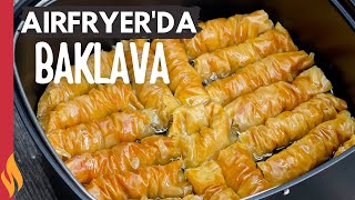 EN HIZLI ⚡ EN KOLAY Bayram Tatlısı | Airfryer'da Burma Baklava Tarifi 😋