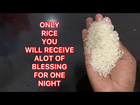 Video: Cleansing The Body With Rice