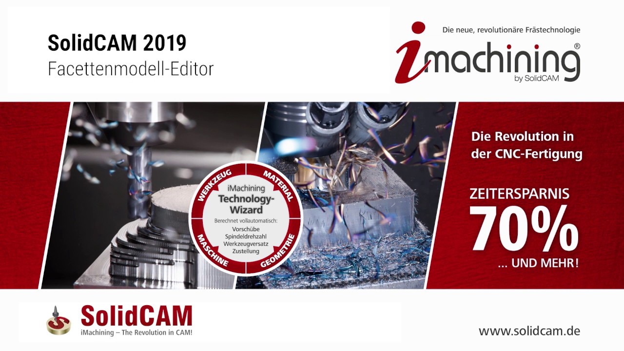 SolidCAM 2019 - Facettenmodell-Editor