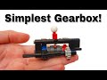 Simplest Lego Technic 2-speed Gearbox  /  Small Transmission with Switch