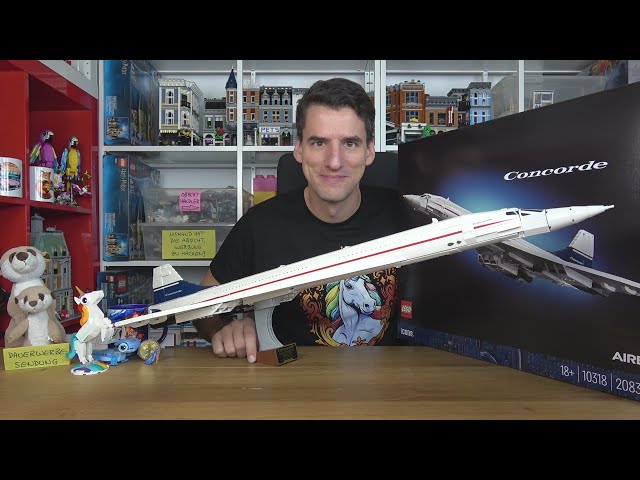 Große Qualitätsprobleme, keine Figur, aber ein prima Design: LEGO® 10318 Concorde class=