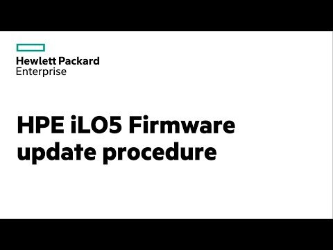 iLO 5 Firmware Update procedure on DL560 Gen10