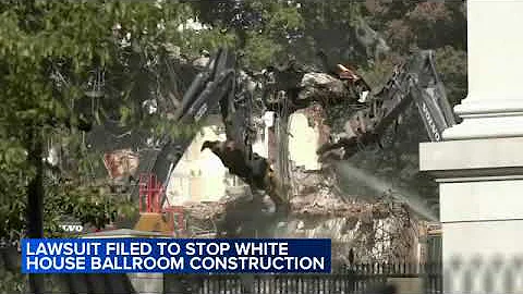 Lawsuit filed to stop White House ballroom construction