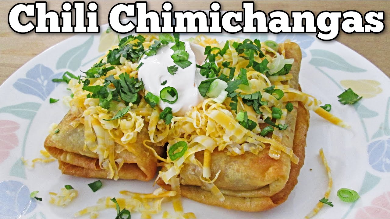 Green Chile and Cheese Chimichangas - Kent Rollins