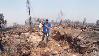 Sonoma and Napa Valley Wildfires. Filmed in 360.