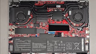 ASUS ROG Zephyrus G14 GA401Q Disassembly RAM SSD Hard Drive Upgrade Battery Replacement Repair