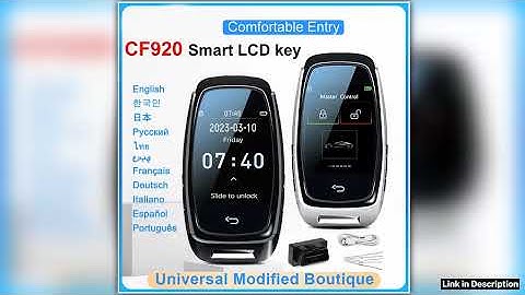 CF920 Modified Universal Remote Display Smart LCD Key Comfortable Entry Auto Lock Keyless Go For Au