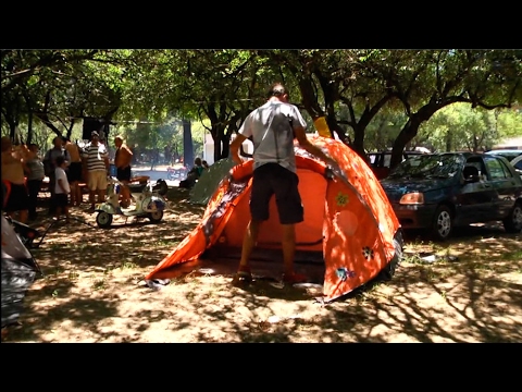 Acampando en Durazno