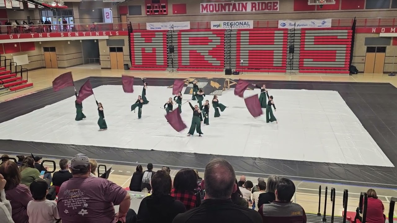 WGI Finals, March 22, 2025 - Mountain Ridge HS: 73.64 - 3rd place 🥉