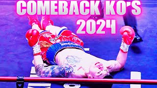 Comeback Knockouts | Best of 2024 #boxinglegends