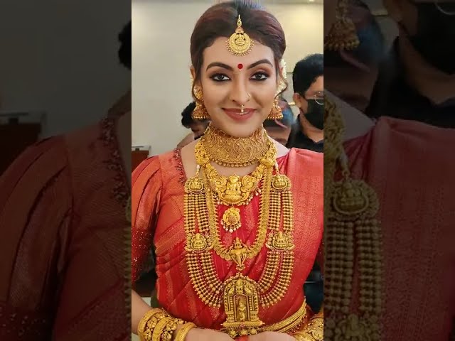 Durga Krishna wedding makeup I Indian actress bridal makeup I Vikas vks #shorts class=