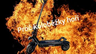 Proč hoří elektrokoloběžeky