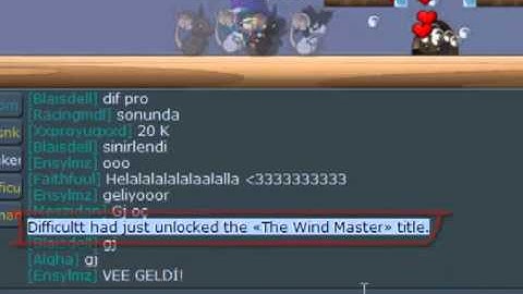 Transformice-Difficultt had just unlocked the «The Wind Master» title.