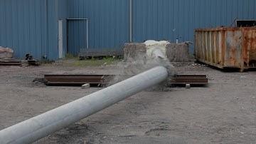 Pole Setting Foam - Transmission Pole Test