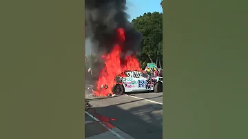 Protesters Set Waymo Cars On Fire In Los Angeles Anti ICE Protests REUTERS 