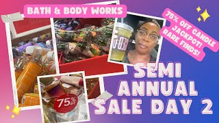 BATH &amp; BODY WORKS SEMI ANNUAL SALE | SHOP WITH ME | HAUL | SUMMER 2022