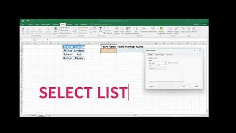 How to create a conditional drop down list with data validation | MS EXCEL | DATA VALIDATION |