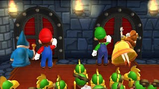 Mario Party 9 - Kamek Vs Mario Vs Luigi Vs Daisy Master Difficulty| Cartoons Mee