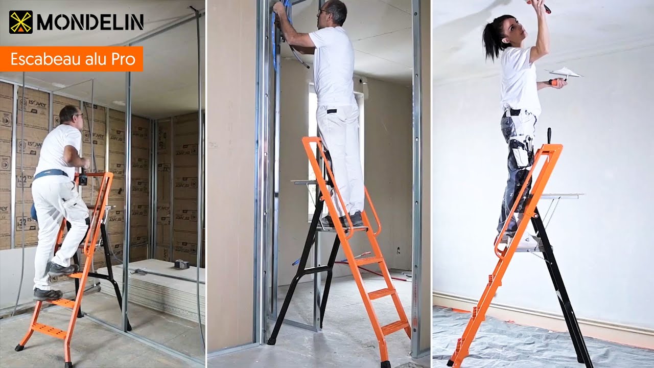 Escabeau aluminium Pro Mondelin