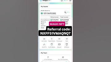 Magic NFT Referral Code Today Update New NFT Code #shorts #viralvideo #magicnft #referralcode #NFT