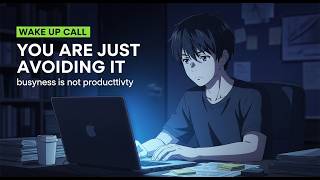 You Are Not Busy. You Are Just Avoiding the Work That Matters.