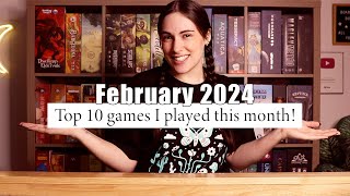 My Top 10 Games of February 2024! | Monthly Wrap Up + Sowing Solo
