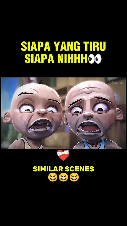 SIAPA YANG TIRU SIAPA NIHH😆😆😆 #upinipin #boboiboy #gentar #memes #ngakak #shorts #foryou