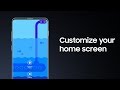 Galaxy S10: How to customize your homescreen