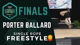 Porter Ballard - Single Rope Freestyle - AMJRNC 2023