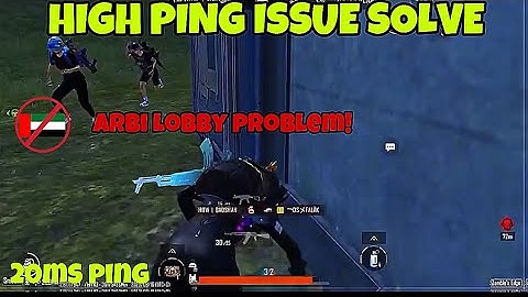 Pubg Mobile High Ping Issue Solve | Arbi Lobby In Pakistani Lobby