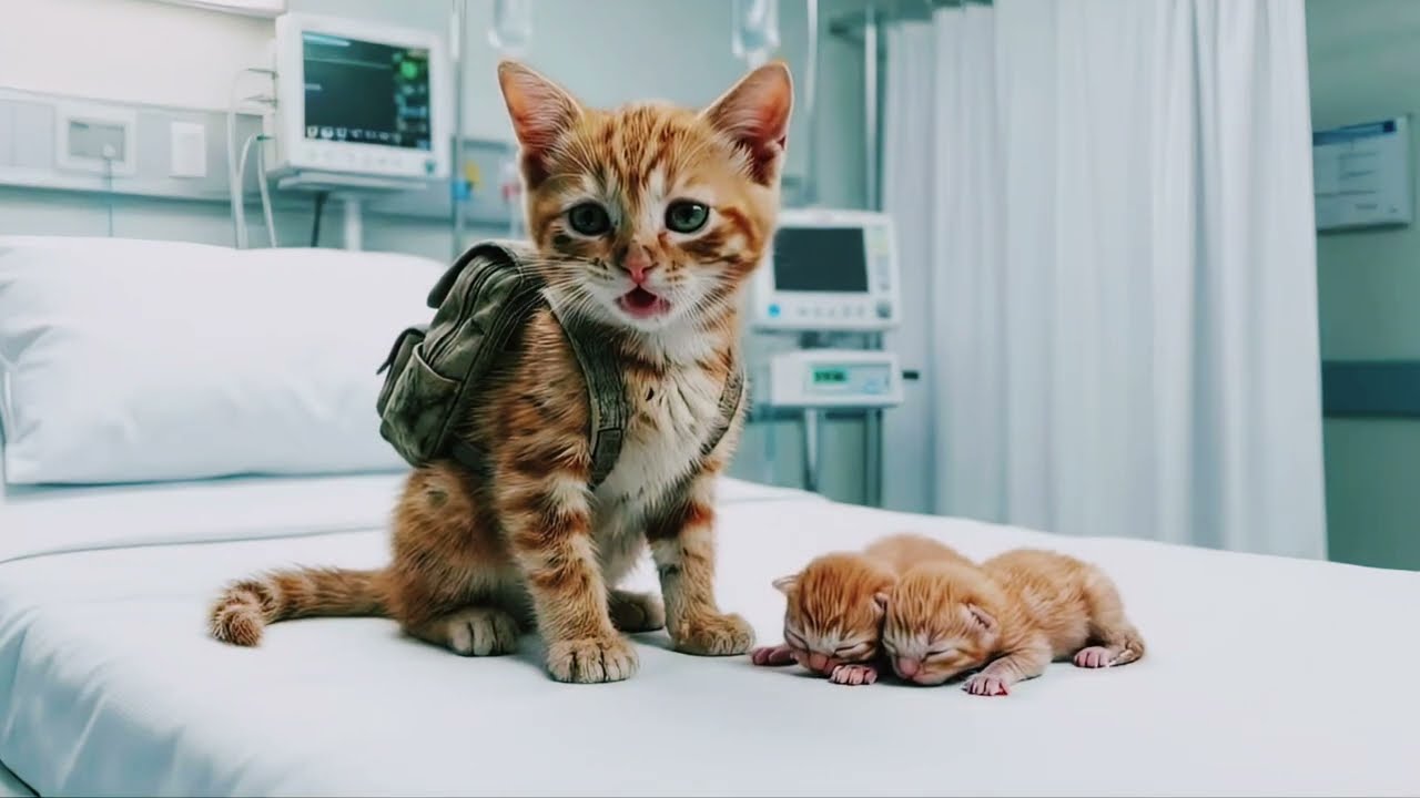 Baby Kitten Runs Away After Failing Exams | Emotional Rescue & Family Reunion Story 🐾💔🚑