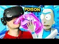Rick Forces Me To DRINK HIS SECRET POISON (Rick and Morty: Virtual Rick-ality Gameplay)