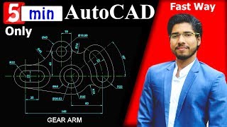 AutoCAD 2D FASTEST | MECHANICAL DRAWING | BEST METHOD | TUTORIAL