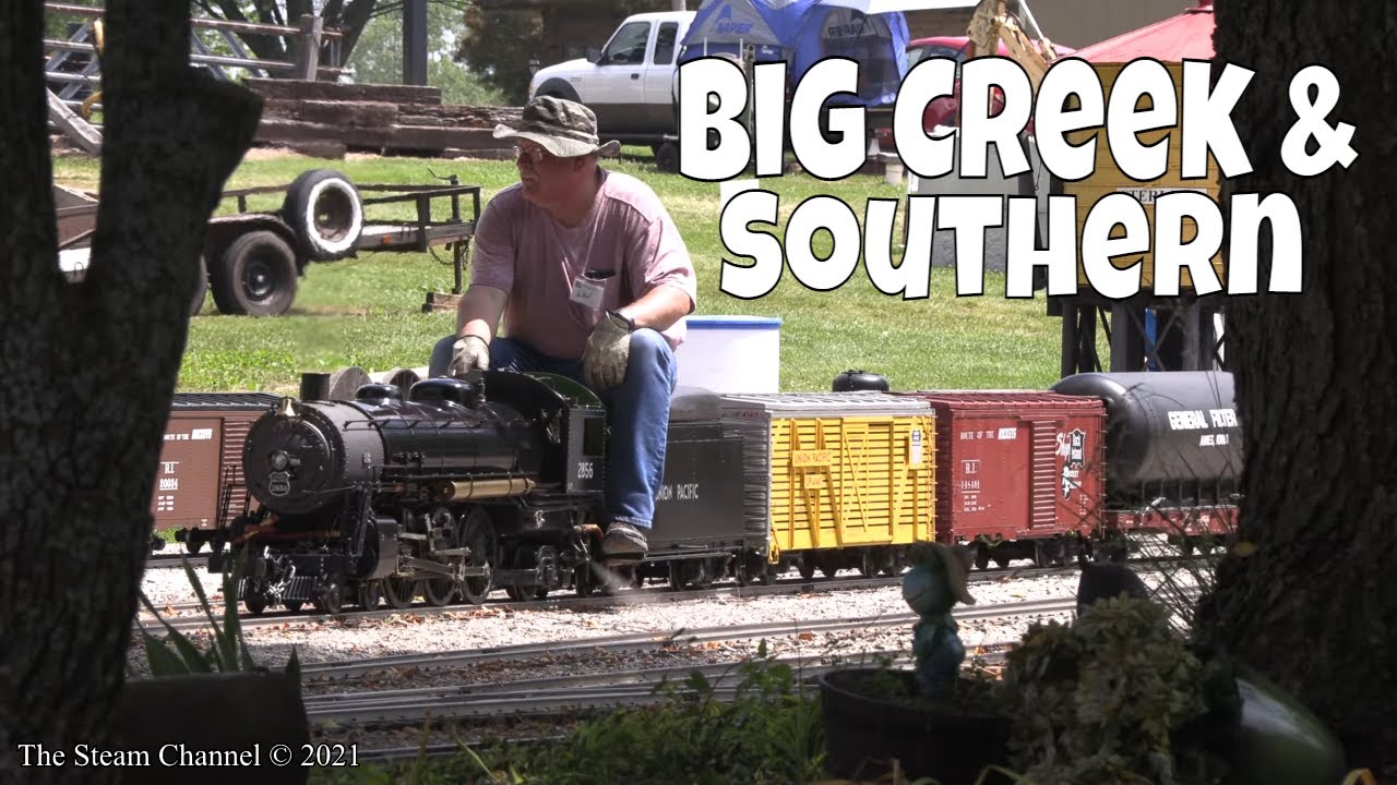 Big Creek & Southern | Long Train Meet | Live Steam Operations