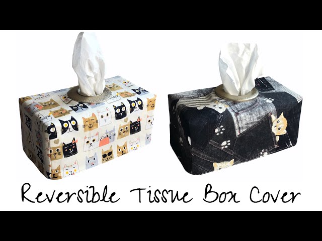 Reversible Tissue Box Cover Tutorial - Complete Step-by-Step Instructions