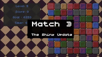 Harvard CS50 Game Development | Match 3 | Assignment 3
