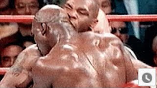 Mike Tyson Bites Holyfields Ear Clean Off Resimi