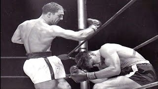 Rocky Marciano vs Roland LaStarza - Highlights (Bruising FIGHT)
