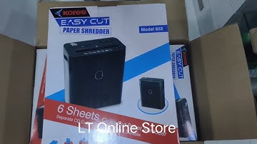 Kores Easy Cut 822 Paper Shredder