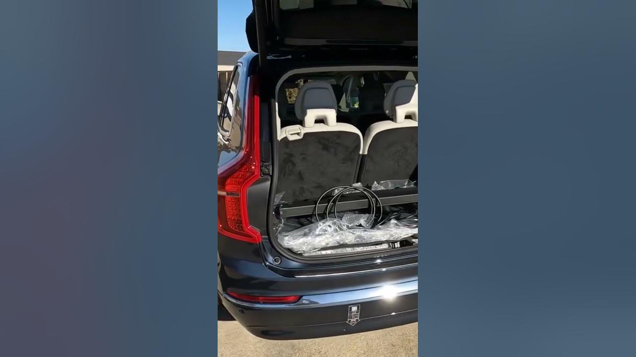2023 Volvo XC90 Recharge Cargo Space And Towing Numbers YouTube