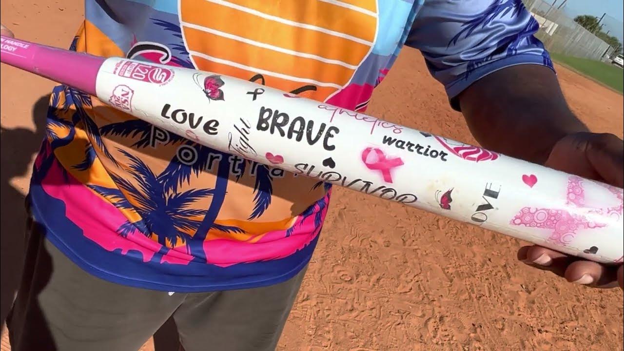Juno Cancer Awareness Softball Bat Review YouTube