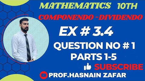 #10thclass#maths #unit 3 #exercise 3.4 Q1(1-5) ex 3.4 Q1(1-5)#theorem on #proportion  #youtuber