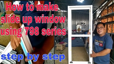 How to make slide up window using 798 series/step by step @Dennis-qt5kl