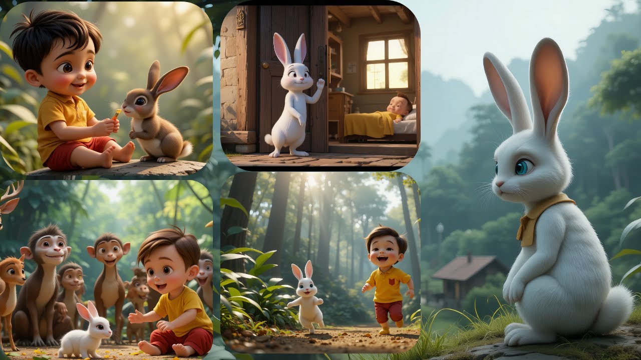 The Unique Friendship of Ali and the Rabbit🥰#rabbit #follow #foryou # ...